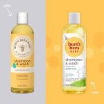 Burt's Bees Baby Shampoo and Wash 3-Pack, 2 Original and 1 Calming with Lavender, 12 Fl Oz Each - Image 2
